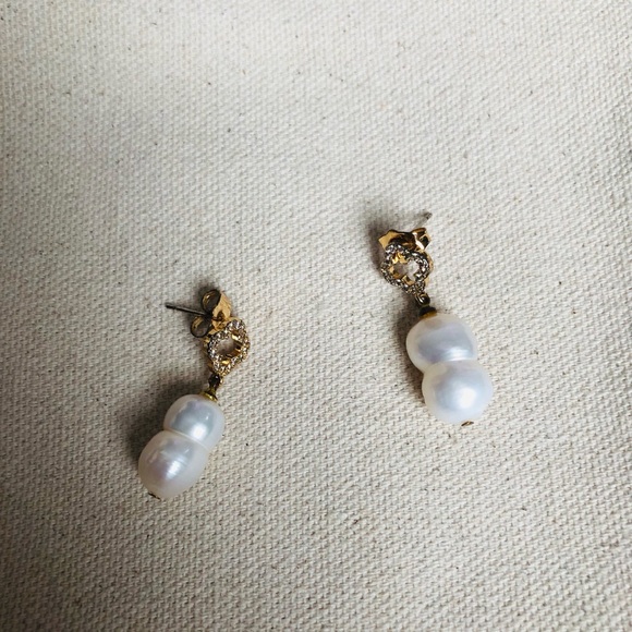 Authentic Freshwater Clover Earrings - Picture 3 of 3